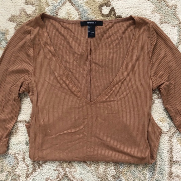 F21 Ribbed Bodysuit - Picture 6 of 7